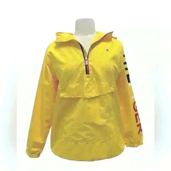 Tommy Hilfiger pull over rain 🧥 jacket or windbreaker unisex - Picture 2 of 5